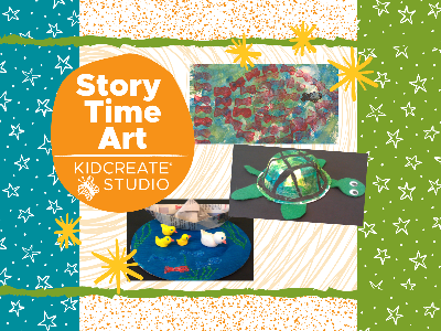 Kidcreate Studio - Johns Creek. Story Time Art- Weekly Class (18M-6Y)